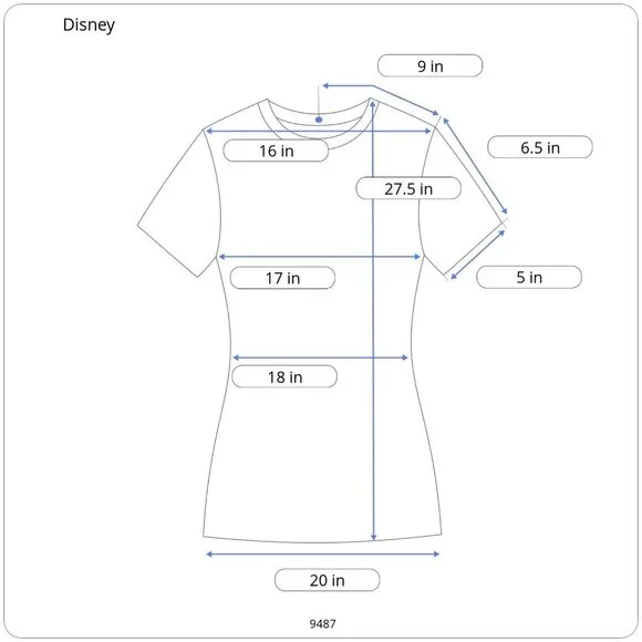 Disney Womens Classic Mickey Minnie Donald Goofy Pluto Black Tee Shirt Sz Medium - Picture 7 of 8